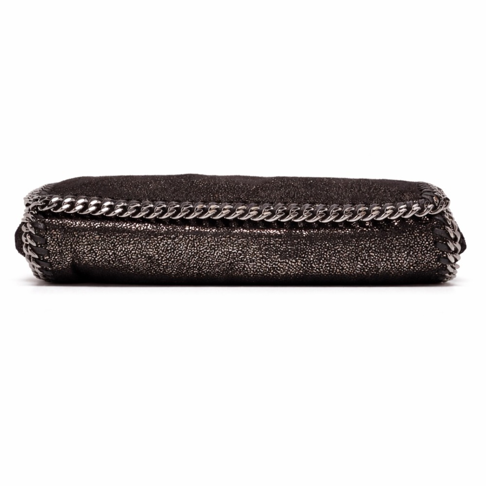 STELLA MCCARTNEY Falabella Chamois Shiny Dotted Crossbody Bag Chain Metallic - Picture 8 of 13